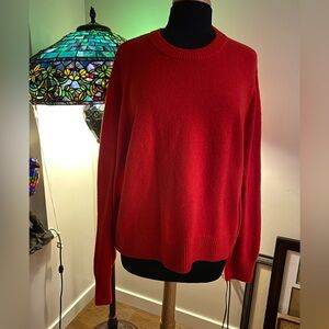 Gap Long sleeve candy apple red sweater💜